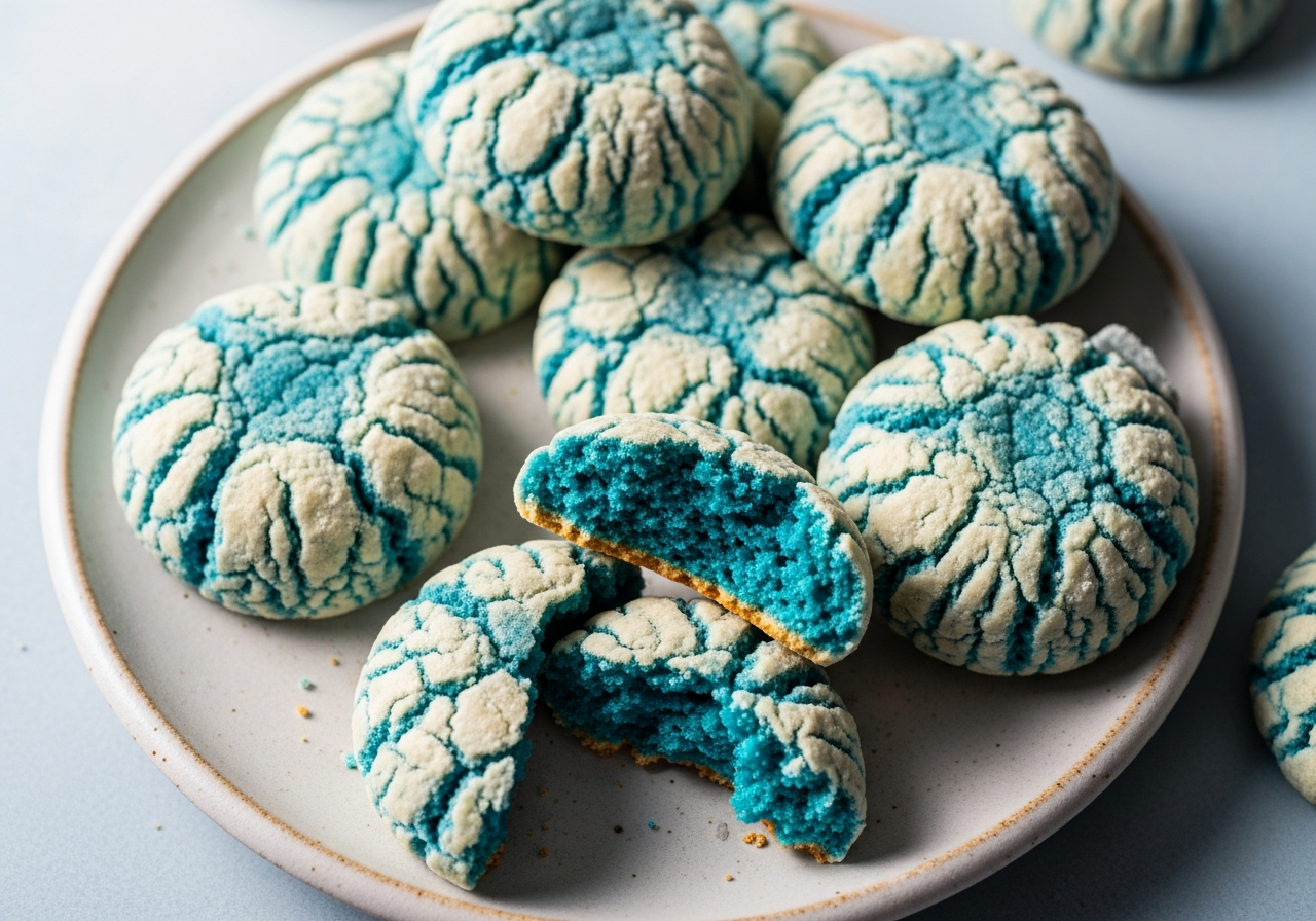 White & Blue Cookies