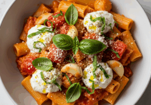 Tomato & Garlic Ricotta Pasta