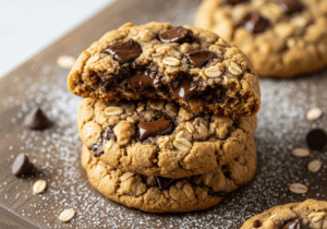 Oatmeal Peanut Butter Chocolate Cookies