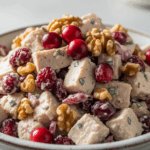 Cranberry Walnut Chicken Salad