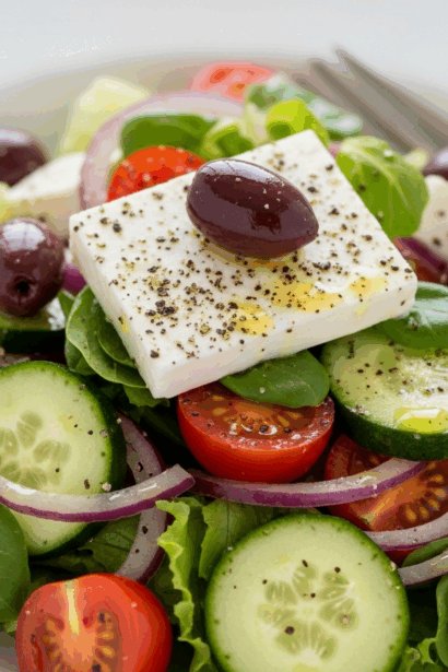 Greek Salad with Feta & Olives