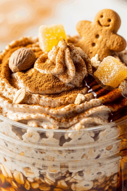 Gingerbread Overnight Oats