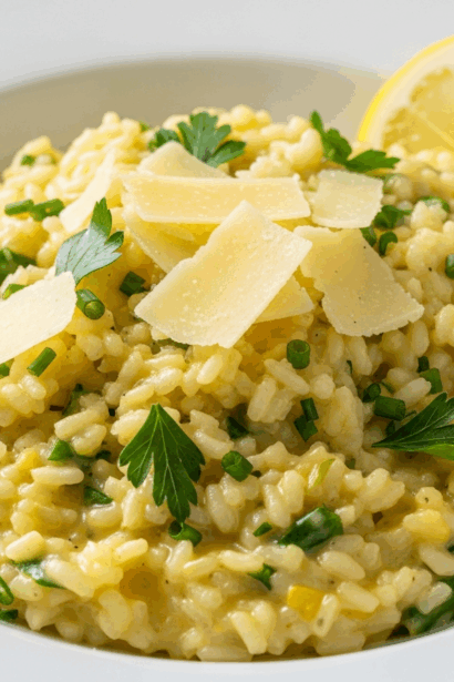 Lemon Parmesan Risotto