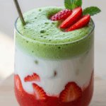 Strawberry Matcha Latte