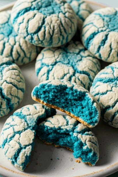 White & Blue Cookies