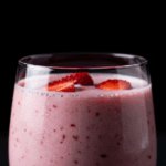 Strawberry Coconut Milk Smoothie