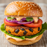 Sweet Potato Black Bean Burgers