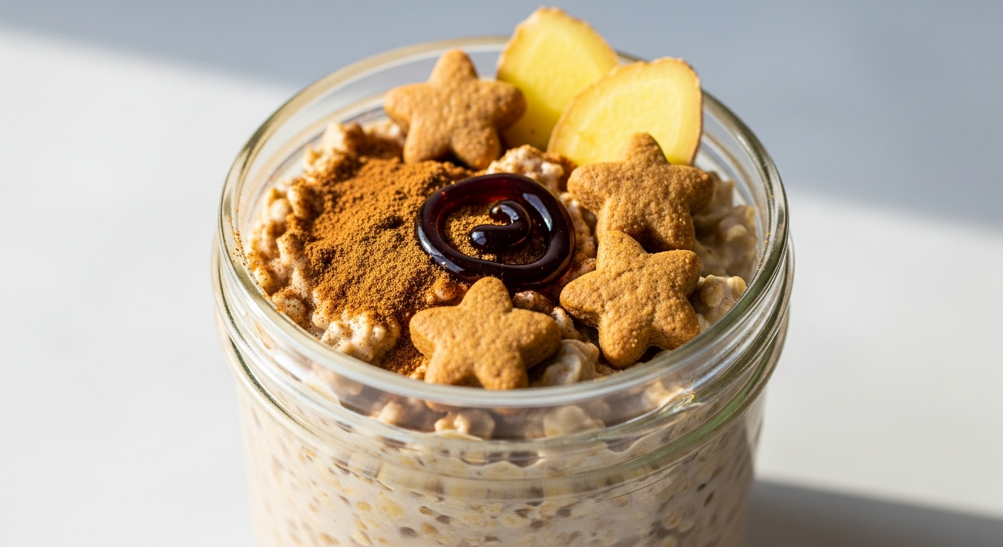 Gingerbread Overnight Oats