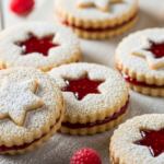 Raspberry Linzer Cookies
