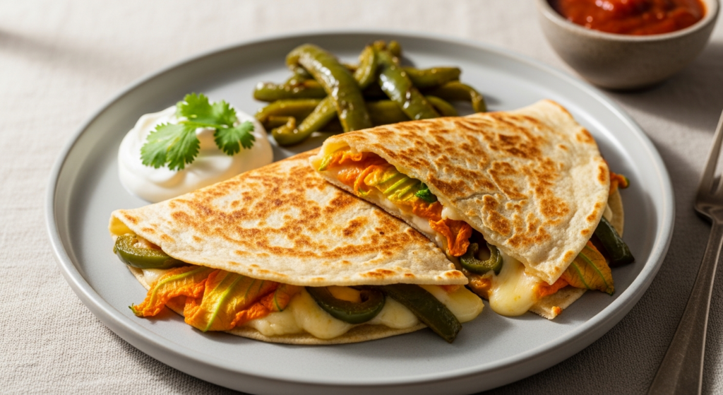 Quesadillas de Flor de Calabaza