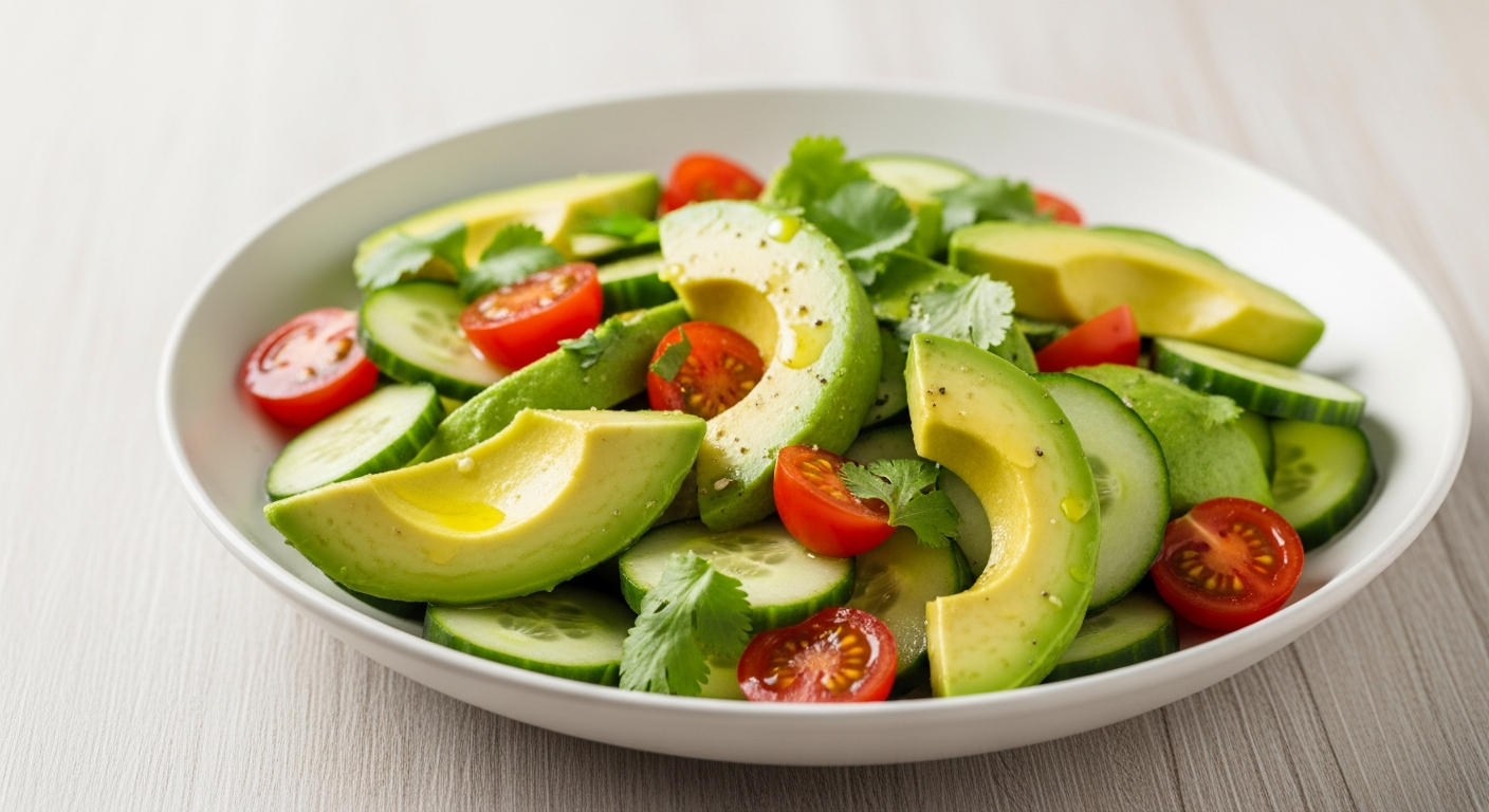Avocado & Cucumber Salad