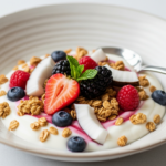 Coconut Yogurt with Granola & Berries