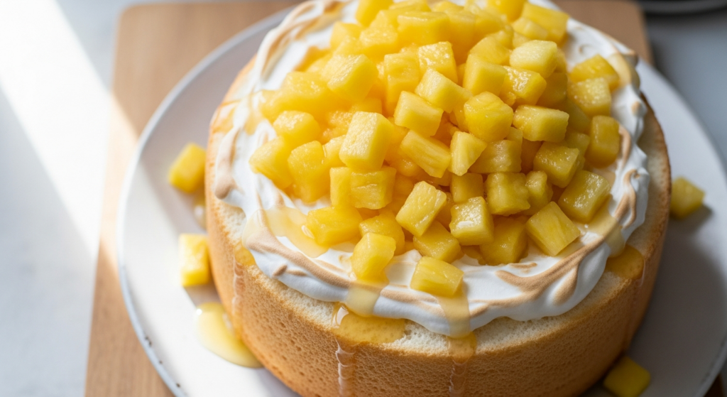 Pineapple Angel Food Cake