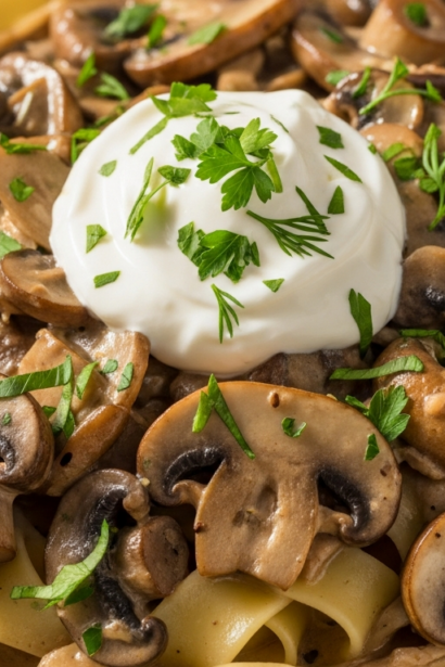 Mushroom Stroganoff