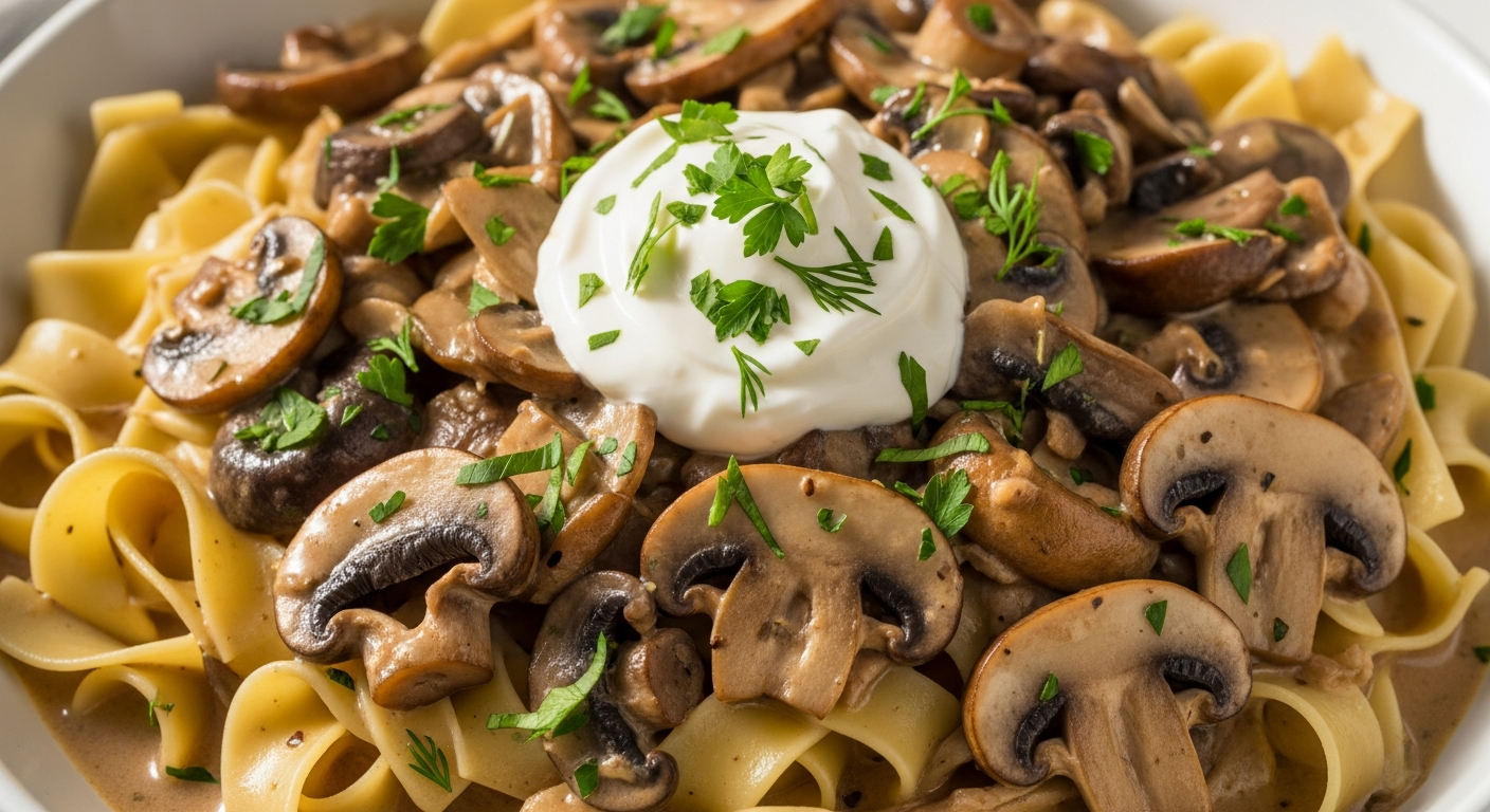 Mushroom Stroganoff