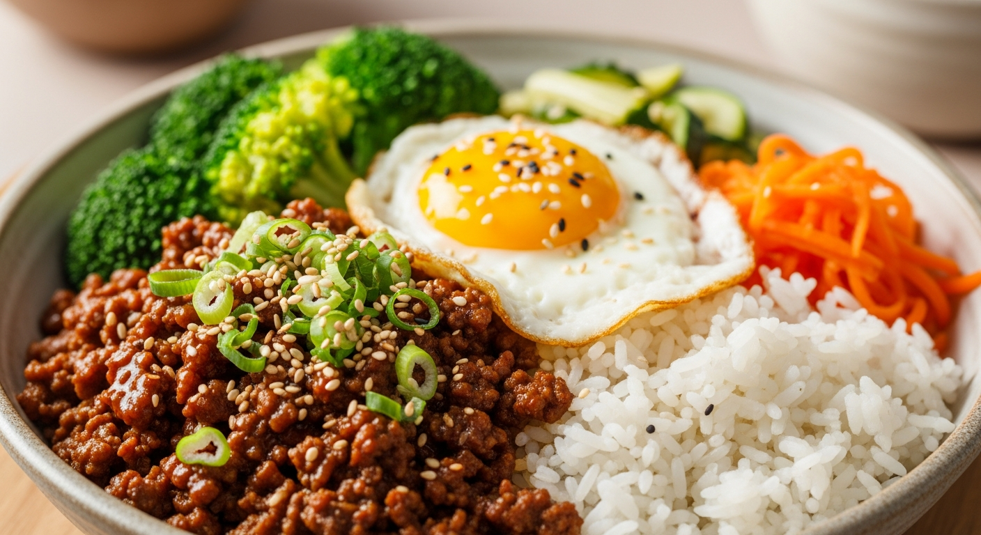 Korean Ground Beef Bowl
