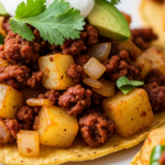 Papas con Chorizo Tostadas