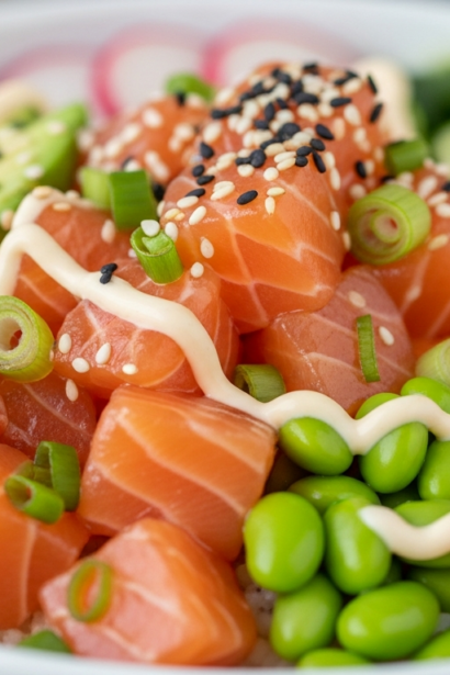 Salmon Poke Bowls