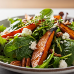 Salad with Roasted Sweet Potatoes