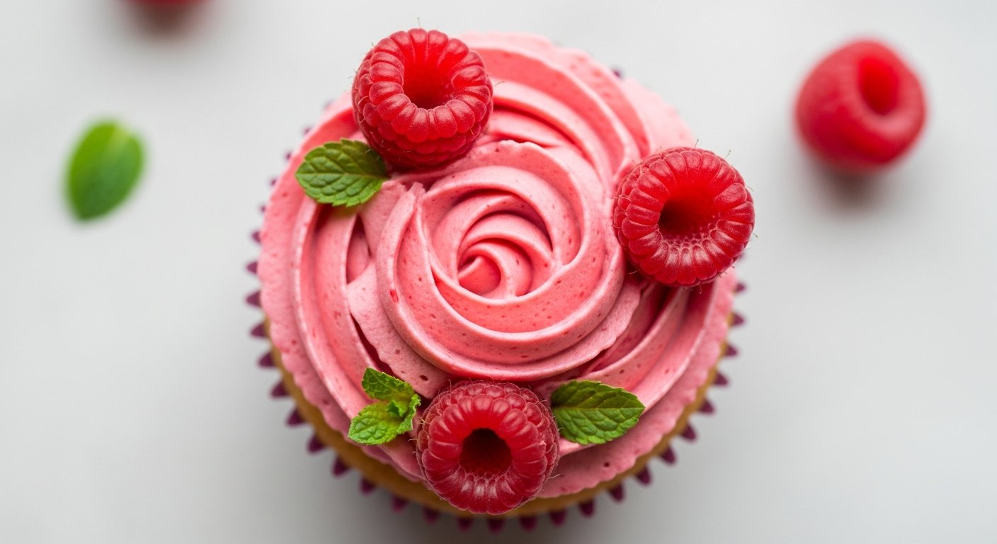 Raspberry Cupcake Rose