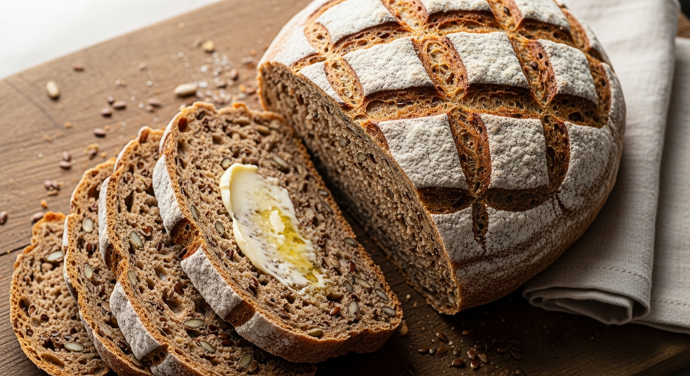 Multigrain Flax Seed Bread