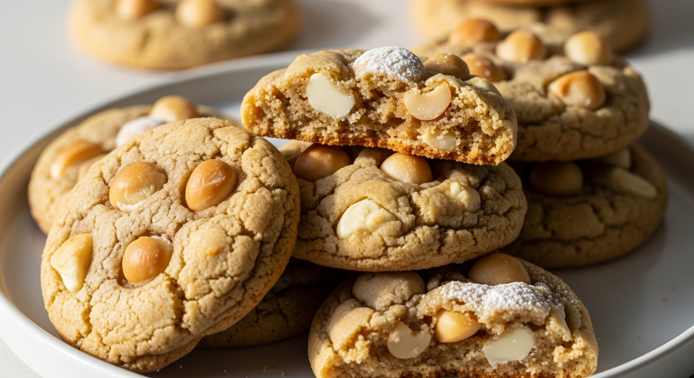 White Chocolate Macadamia Cookies