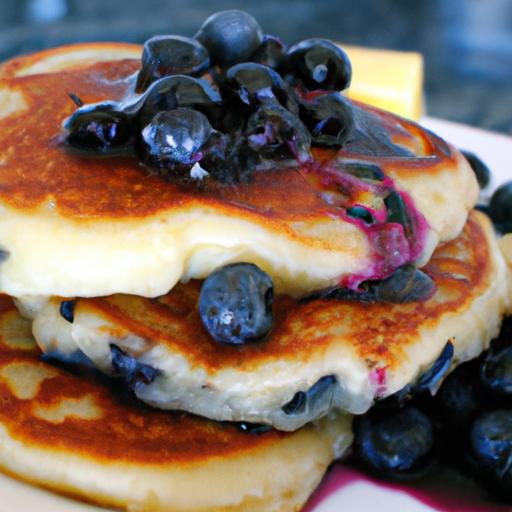 Fluffy Blueberry Buttermilk Pancakes: A Breakfast Delight