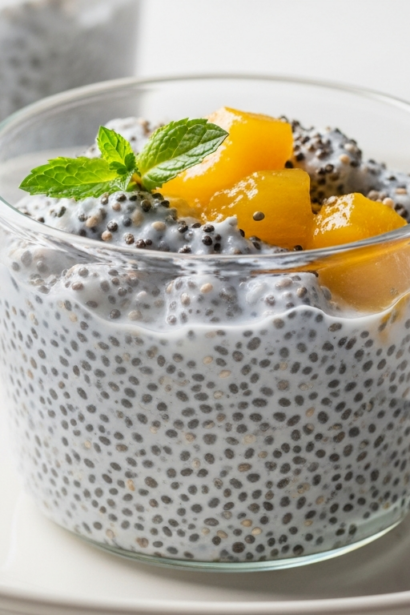 Creamy Chia Pudding with Coconut Milk