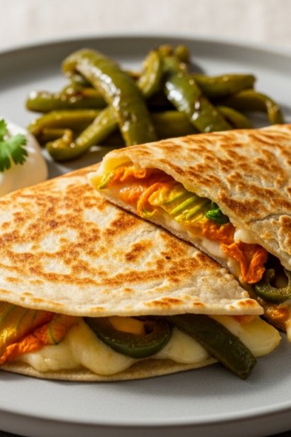 Quesadillas de Flor de Calabaza