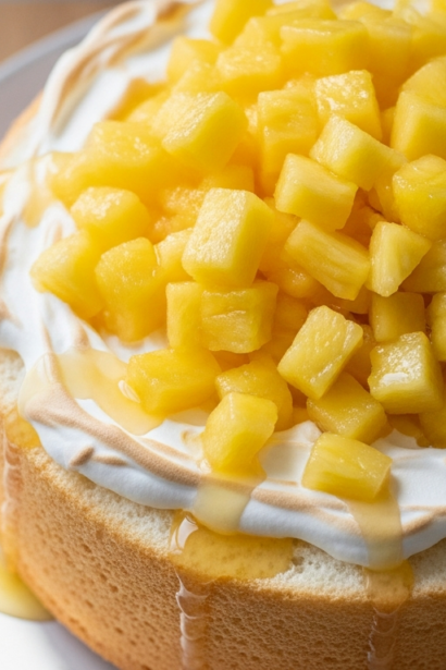 Pineapple Angel Food Cake