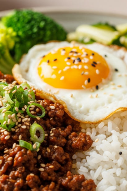 Korean Ground Beef Bowl