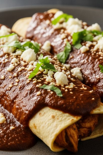 Chicken Mole Enchiladas