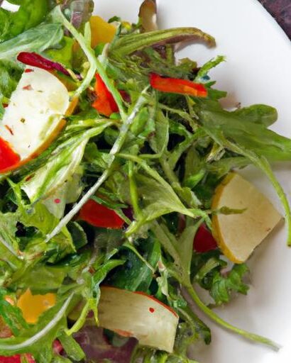 Bright Bites: Discover the Zesty Charm of Arugula Salad