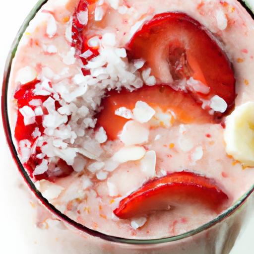 Refreshing Strawberry Coconut Milk Smoothie: A Tropical Treat