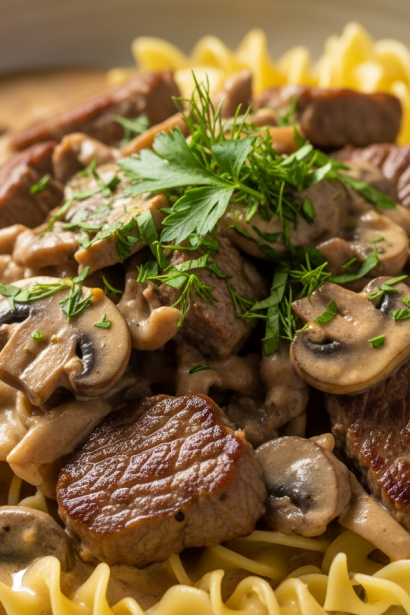 Beef Stroganoff