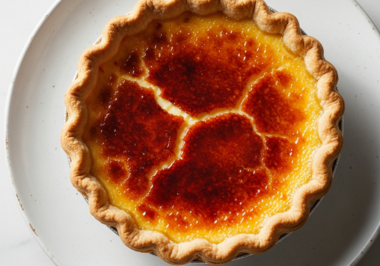 Crème Brûlée Pie