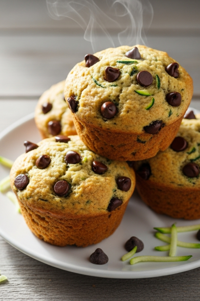 Zucchini Chocolate Chip Muffins