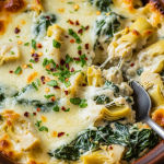 Crock Pot Spinach Artichoke Dip
