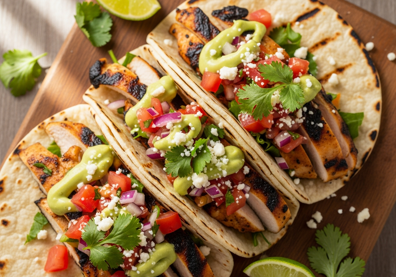 Grilled Chicken Tacos