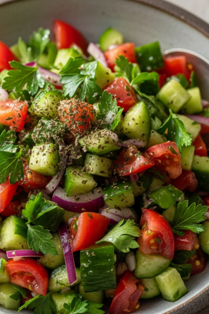Persian Shirazi Salad