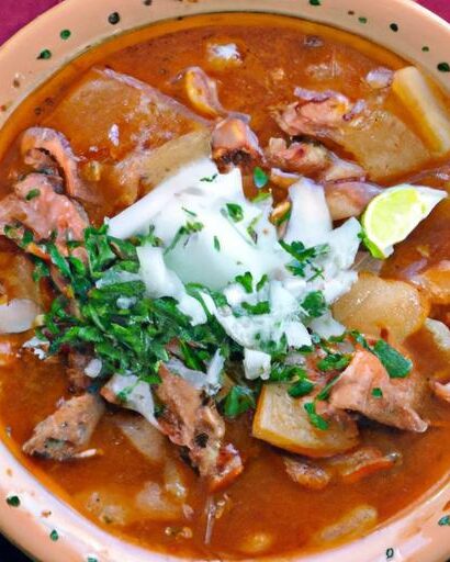 Menudo Magic: Exploring the Rich Flavors of Beef Tripe Soup