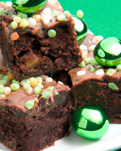 St. Patrick’s Day Irish Cream Brownies: A Festive Twist