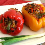 Flavor-Packed Stuffed Peppers with Hearty Rice & Beans