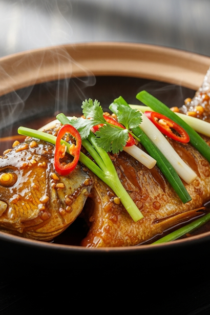 Clay Pot Braised Fish