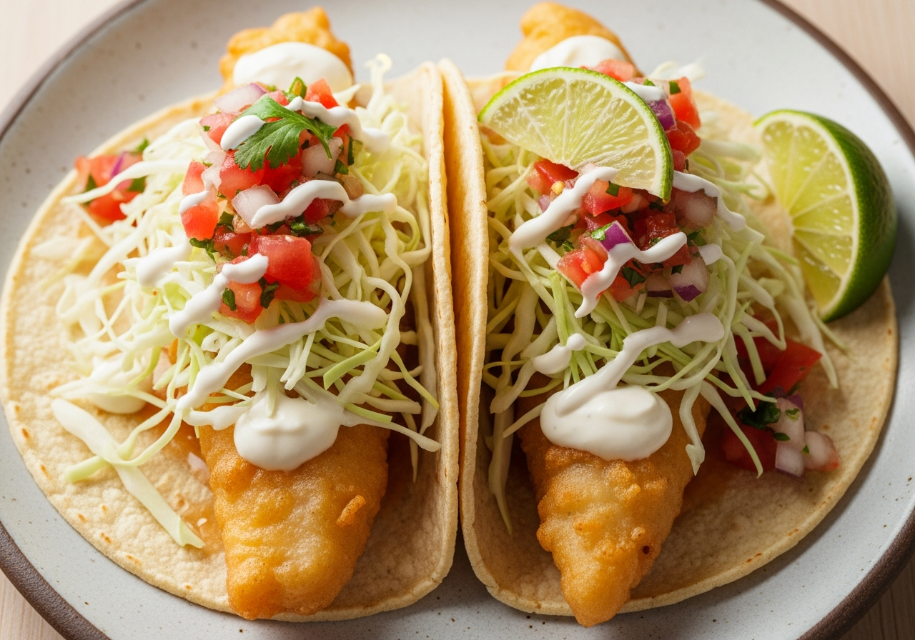 Ensenada-Style Fish Tacos