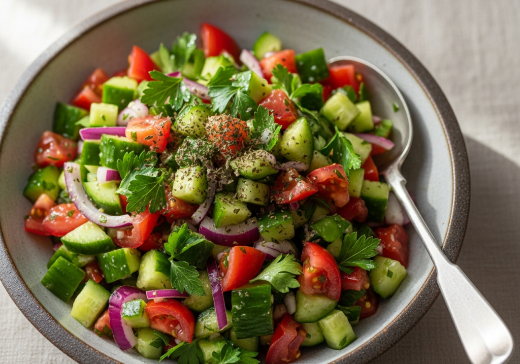 Persian Shirazi Salad