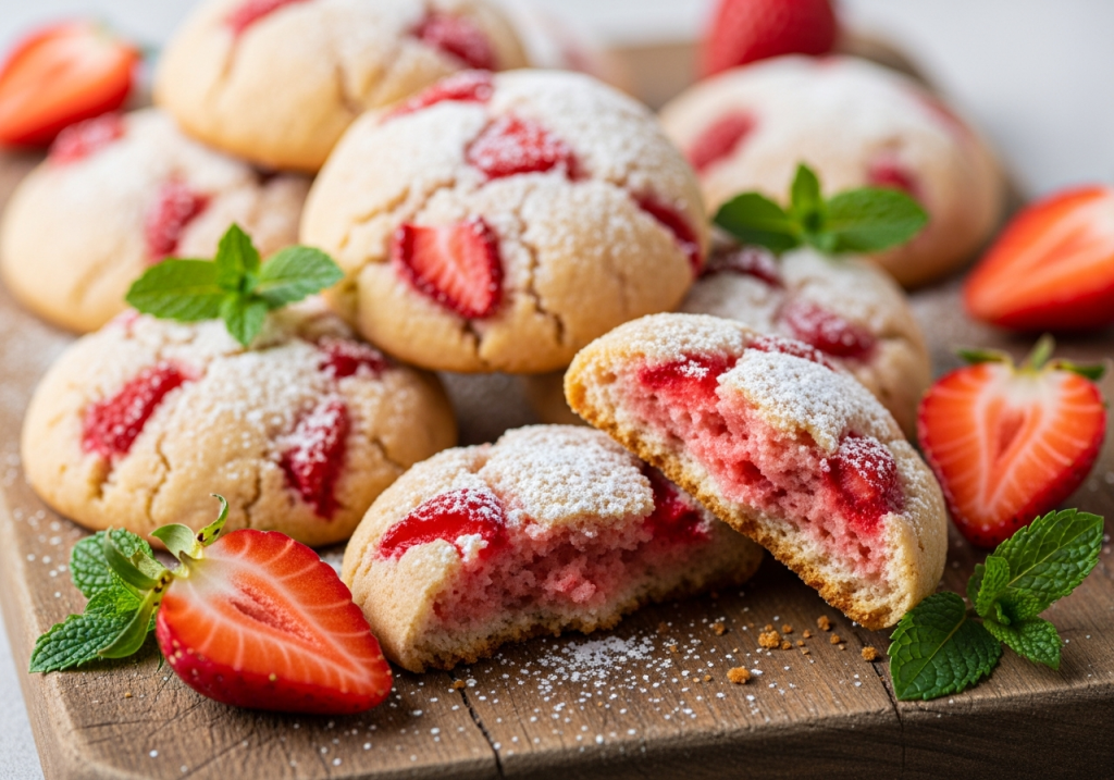 Strawberry Cookies
