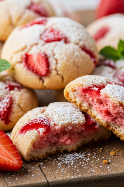 Strawberry Cookies