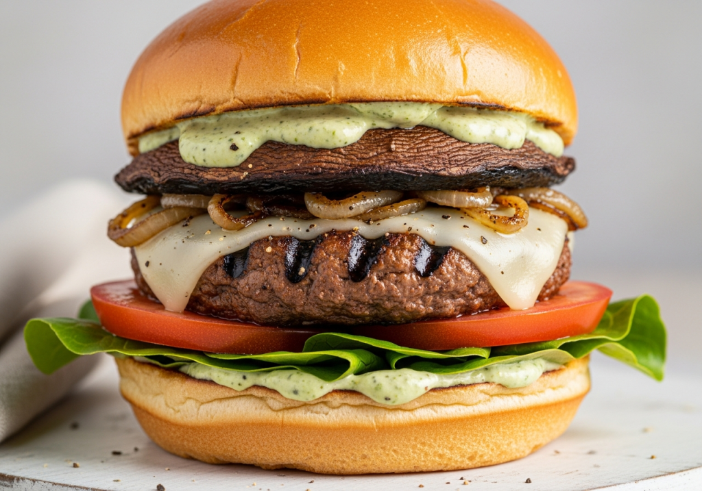 Grilled Portobello Burgers