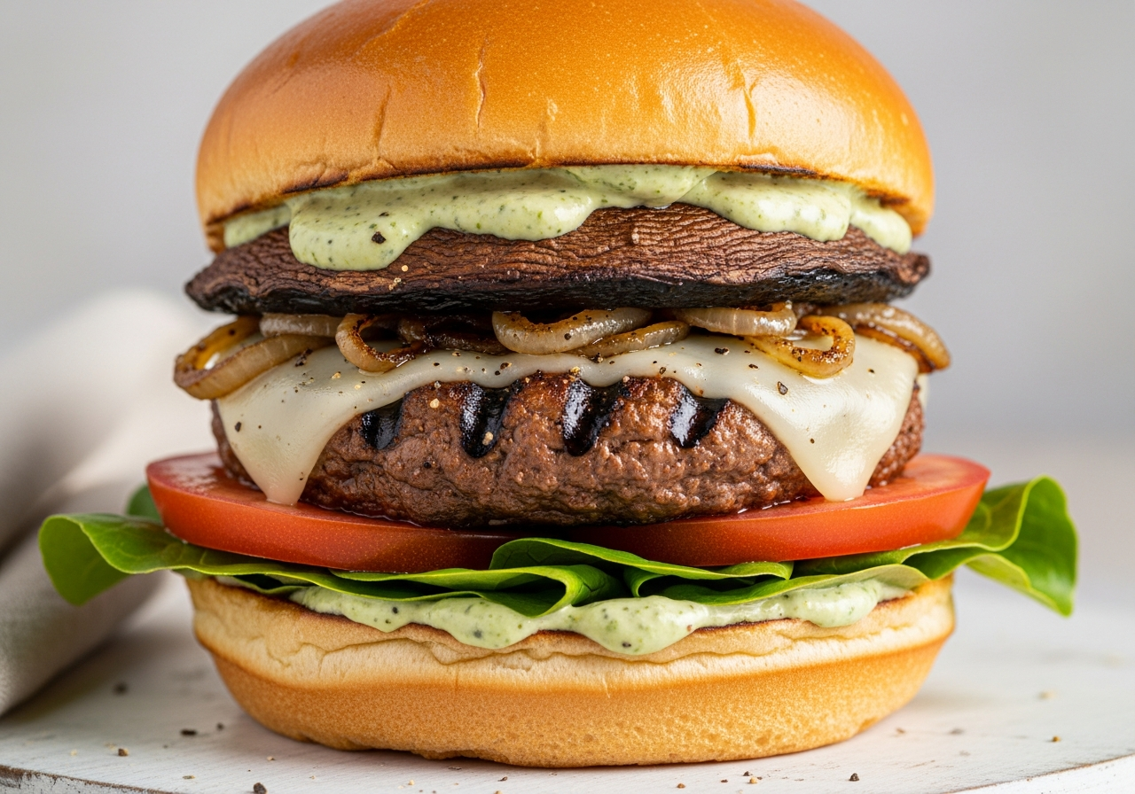 Grilled Portobello Burgers